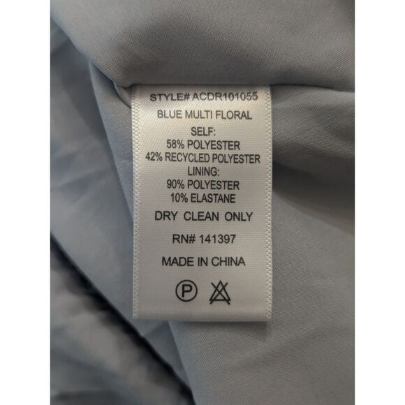 ASTR the Label Marietta Blue Multi Floral Cutout Tiered Mini Dress Size M - Picture 7 of 9